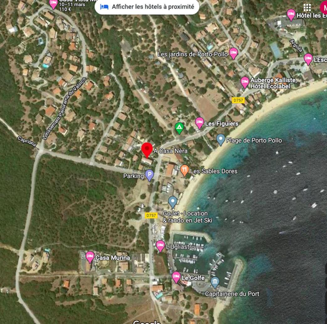 A Casa Nera Apartment Porto Pollo Ngoại thất bức ảnh